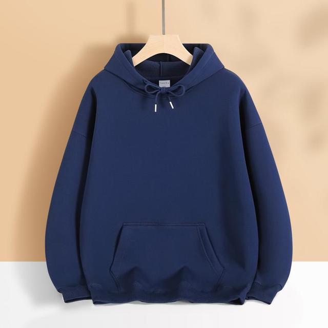 Women's Oversized Hoodie Dress with Kangaroo Pocket, Extended Silhouette and Soft French Terry