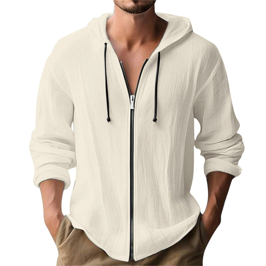 Men's Casual Hoodie Jacket with Zipper