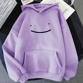 Unisex Oversized Hoodie with Minimalist Front Print and Kangaroo Pocket