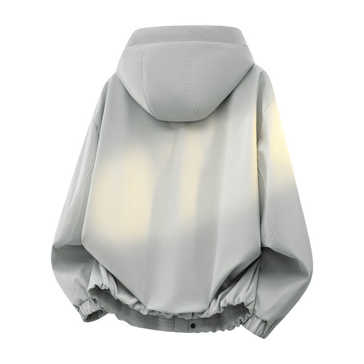Men's Urban Tech Hoodie with Weatherproof Membrane, Concealed Zipper & Elastic Hem
