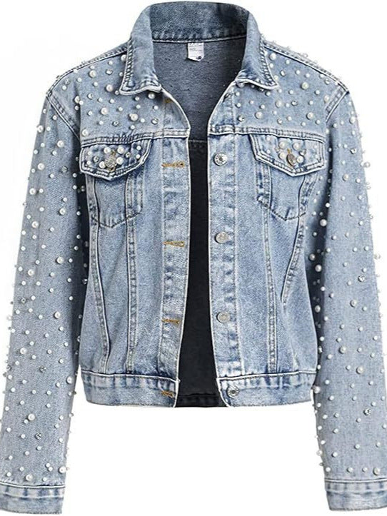 Casual Jacket with Studs - Durable and Stylish for Everyday Use