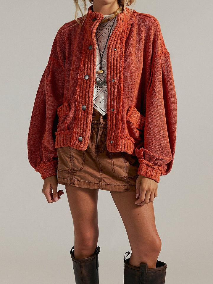 Women's Fashion Cardigan with Button Details
