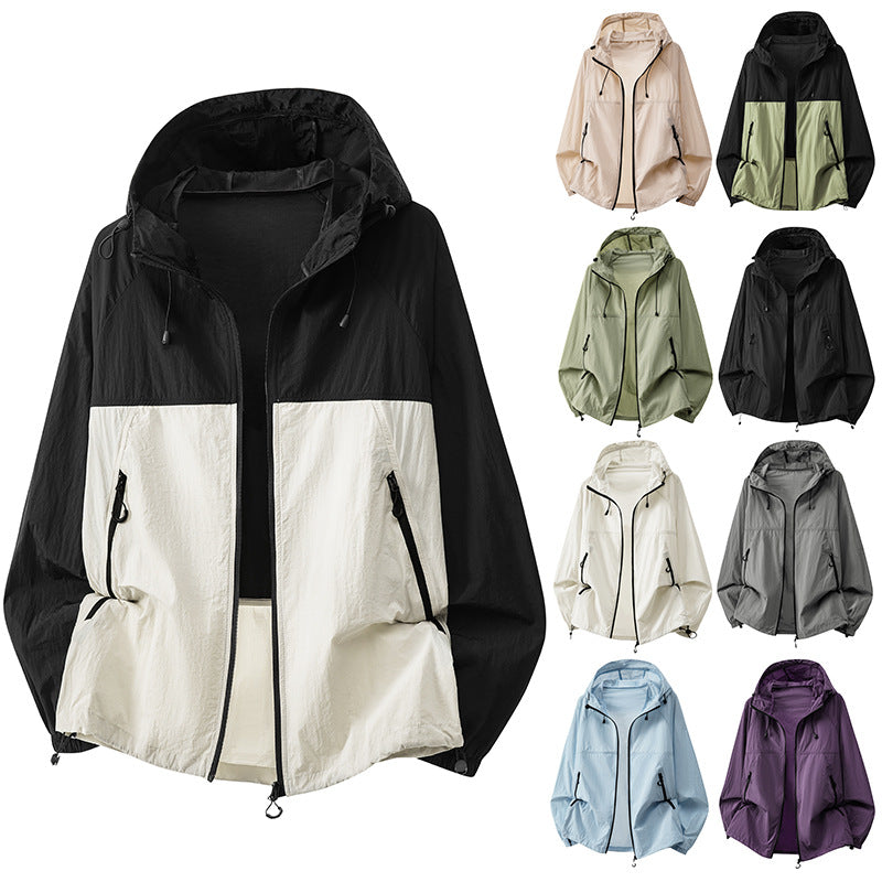 Men's Technical Hooded Jacket with Zipper