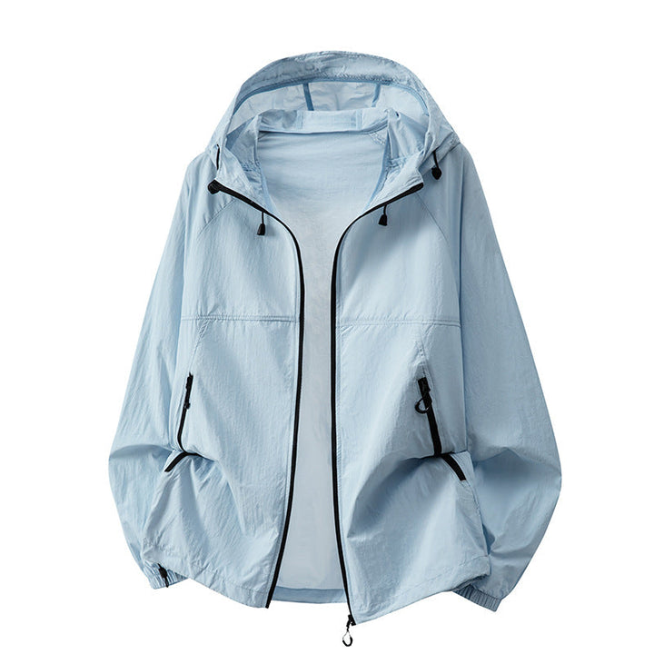Men's Technical Hooded Jacket with Zipper