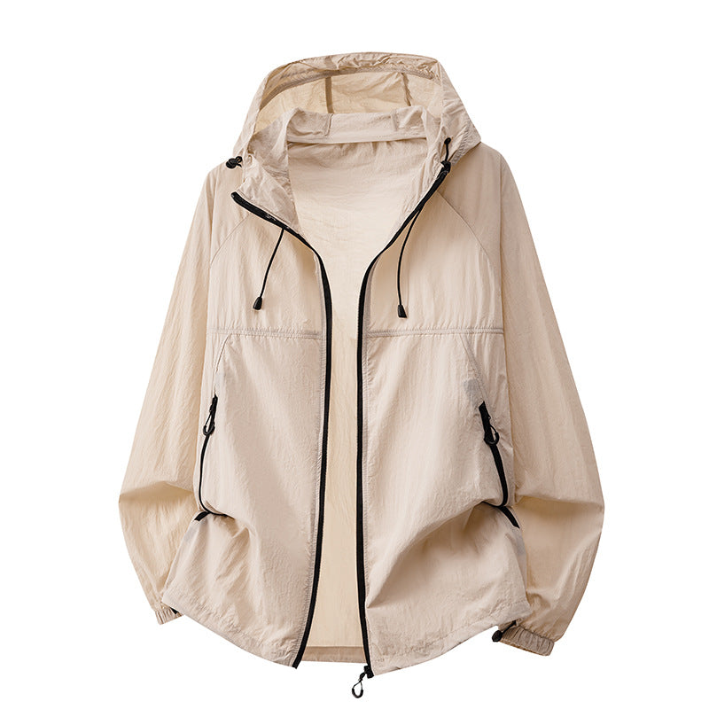 Men's Technical Hooded Jacket with Zipper