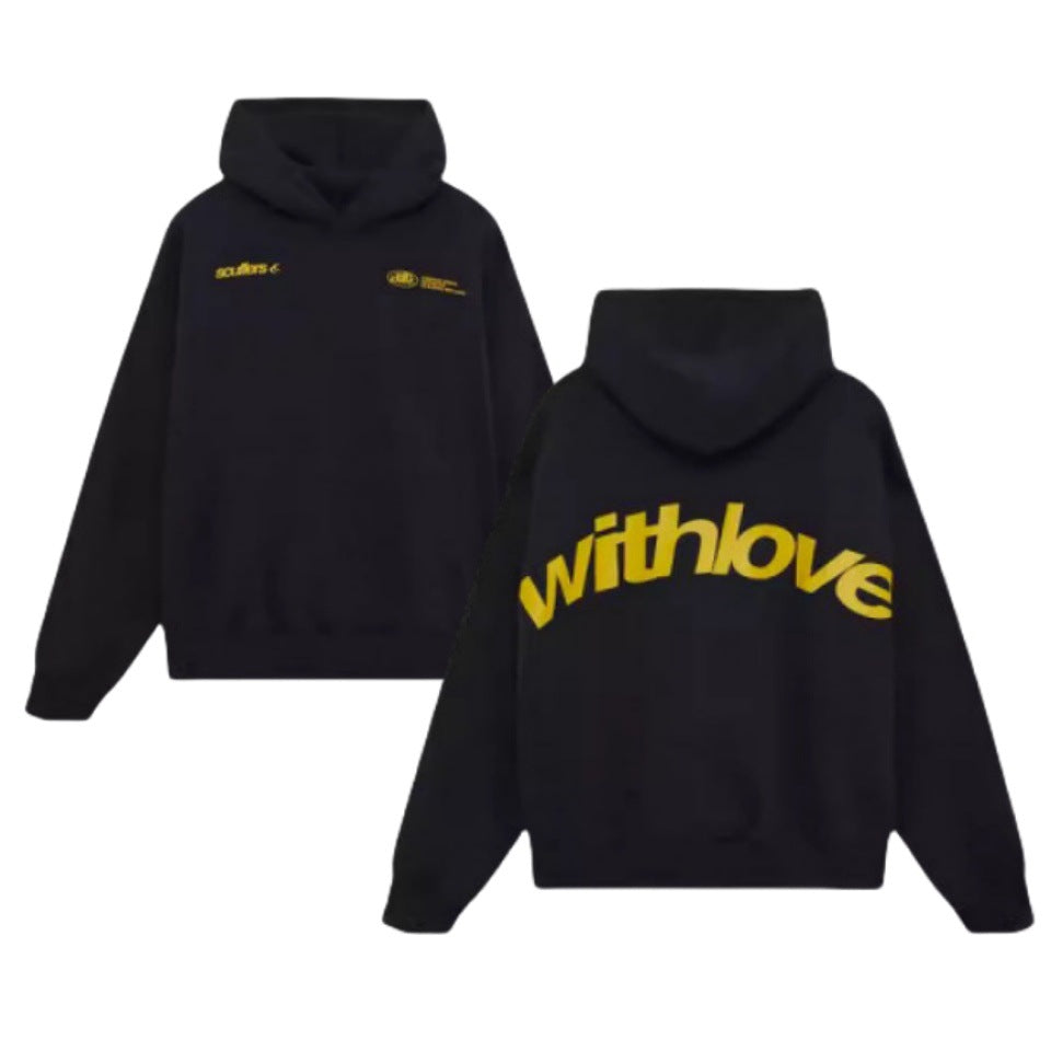 Unisex Oversized Hoodie with Large Back Print, Kangaroo Pocket and Ribbed Cuffs