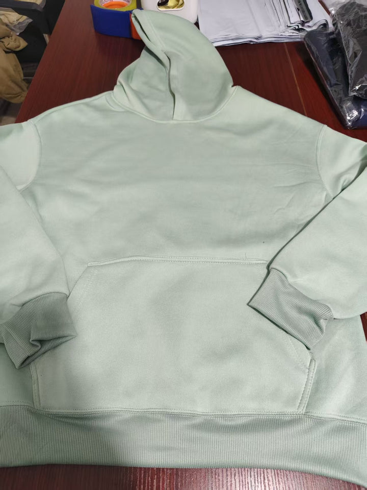 Unisex Oversized Hoodie with Kangaroo Pocket and Ribbed Cuffs