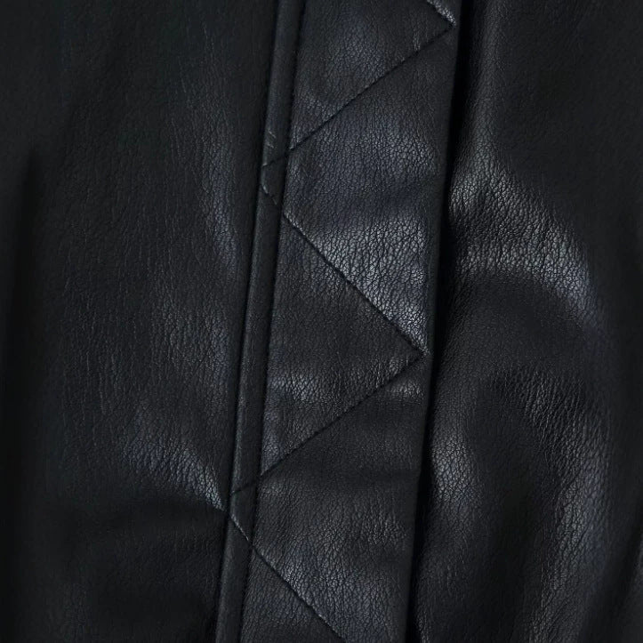 Women's Cropped Blouson Jacket made of Woven Fabric with Stand-up Collar, Elastic Hem, and Fine Check Design