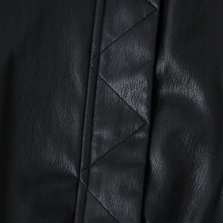 Women's Cropped Blouson Jacket made of Woven Fabric with Stand-up Collar, Elastic Hem, and Fine Check Design