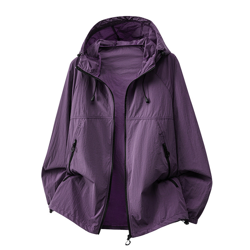 Men's Technical Hooded Jacket with Zipper