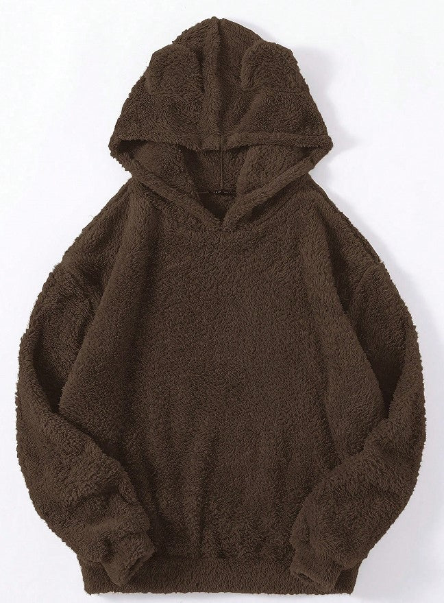 Women's Teddy Hoodie with Ears, Elastic Waistband and Extra Soft Plush