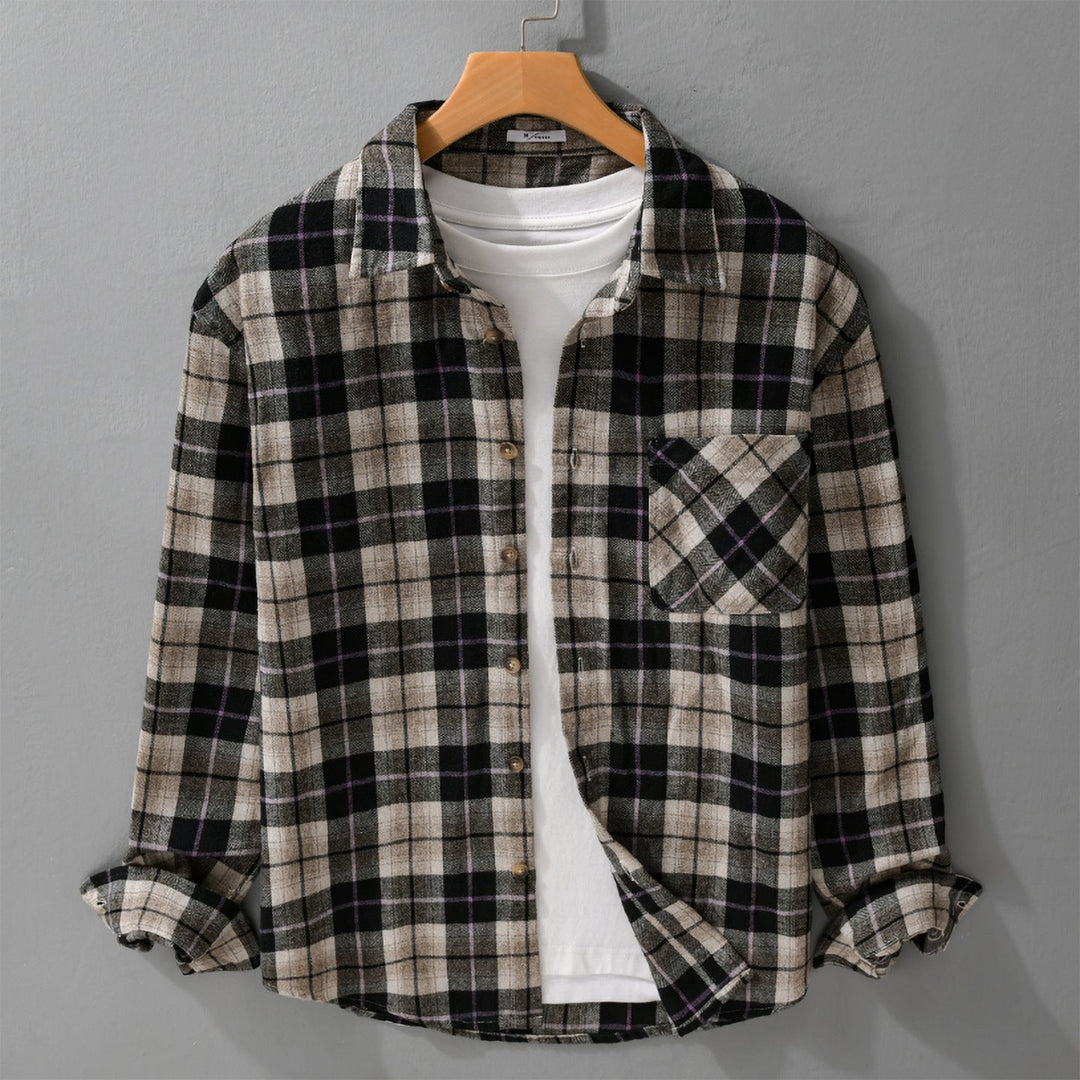 Men's Check Flannel Overshirt