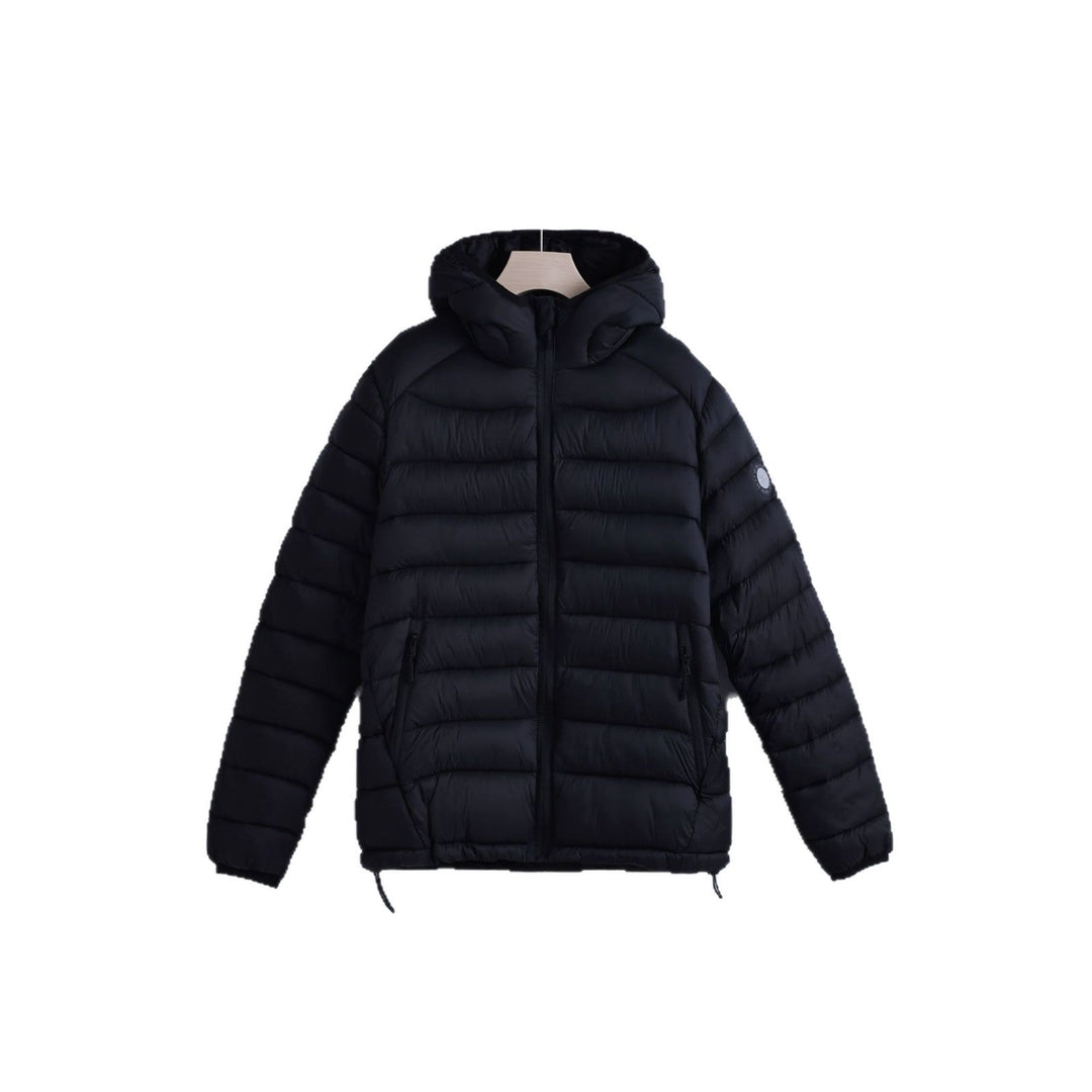 Women's Nano Ultralight Quilted Hooded Jacket with Thermal Insulating Filling and Adjustable Drawstring