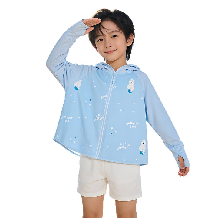 Women's Lightweight UV Protection Hoodie with Integrated Face Mask and Thumb Hole