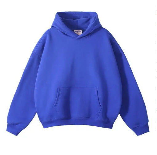 Unisex Oversized Hoodie with Kangaroo Pocket and Ribbed Cuffs