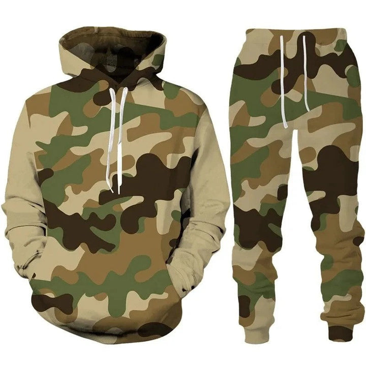 Men's Stylish Hoodie Sweatshirt and Jogging Pants Set