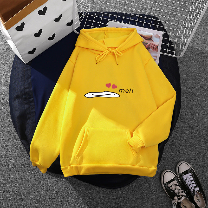 Women's Hoodie with Minimalist Graphic, Loose Oversized Fit and Kangaroo Pocket