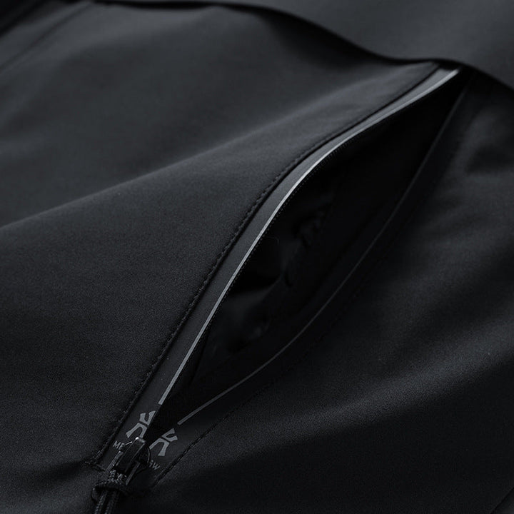 Men's Water-Repellent Winter Parka with Thermo-Reflective Quilted Lining and Hood