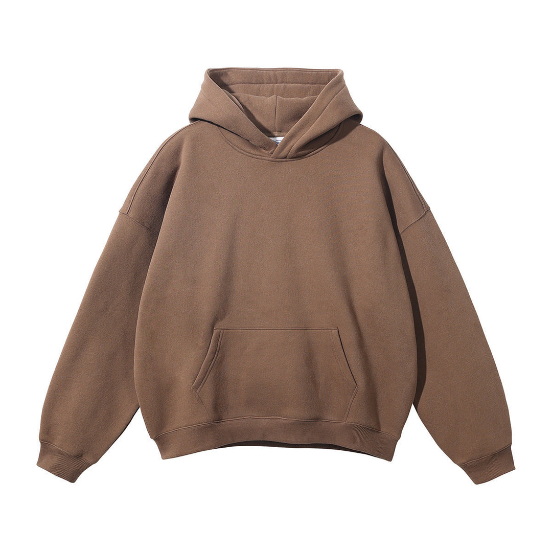 Unisex Oversized Hoodie with Kangaroo Pocket and Ribbed Cuffs