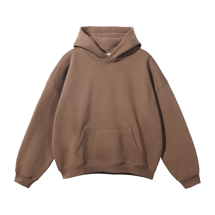 Unisex Oversized Hoodie with Kangaroo Pocket and Ribbed Cuffs