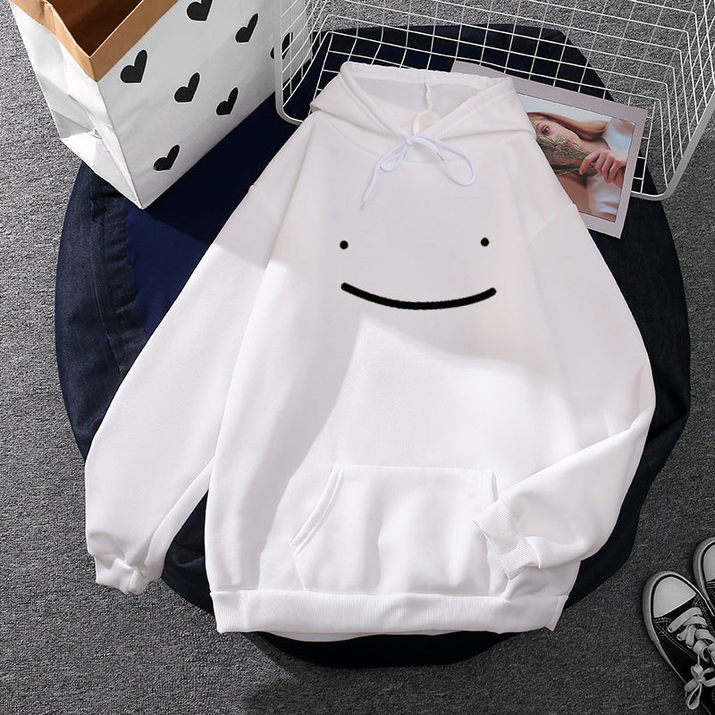 Unisex Oversized Hoodie with Minimalist Front Print and Kangaroo Pocket