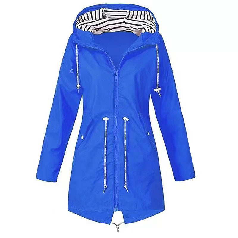 Women's Long Jacket with Hood