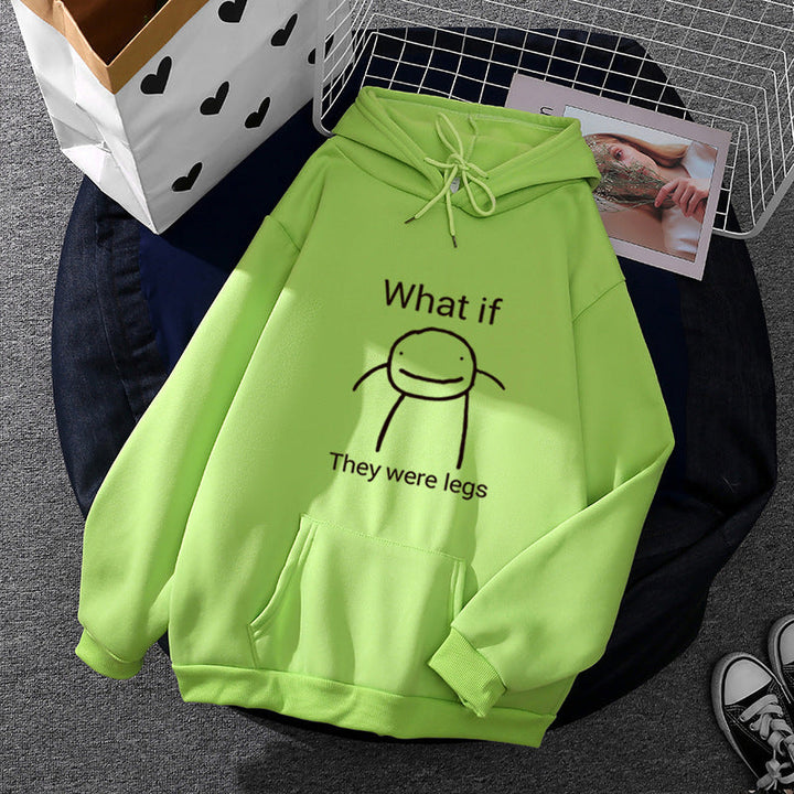 Women's Hoodie with Minimalist Graphic, Loose Oversized Fit and Kangaroo Pocket