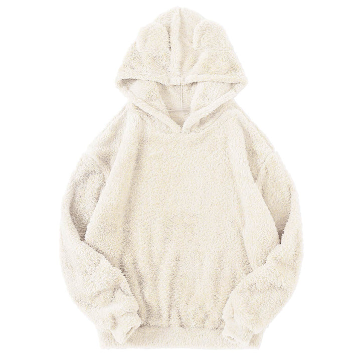 Women's Teddy Hoodie with Ears, Elastic Waistband and Extra Soft Plush