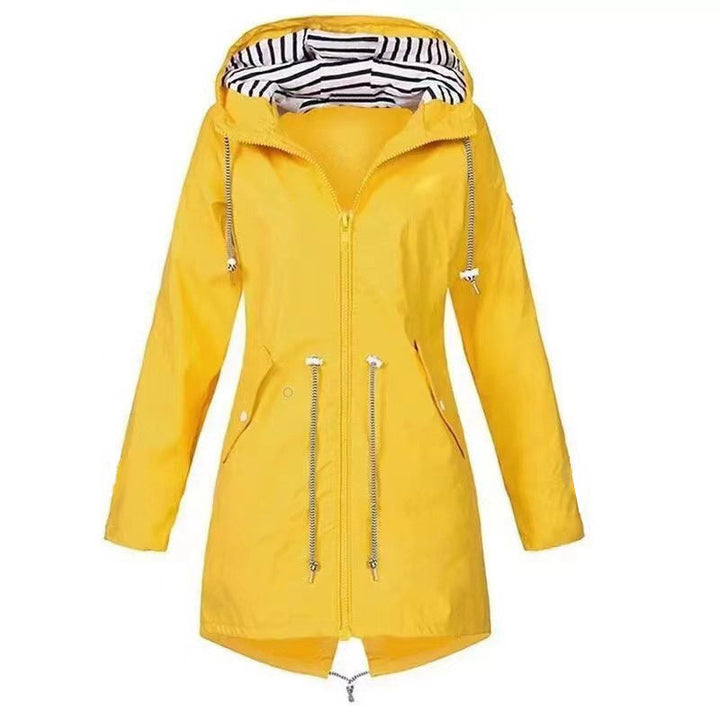 Women's Long Jacket with Hood