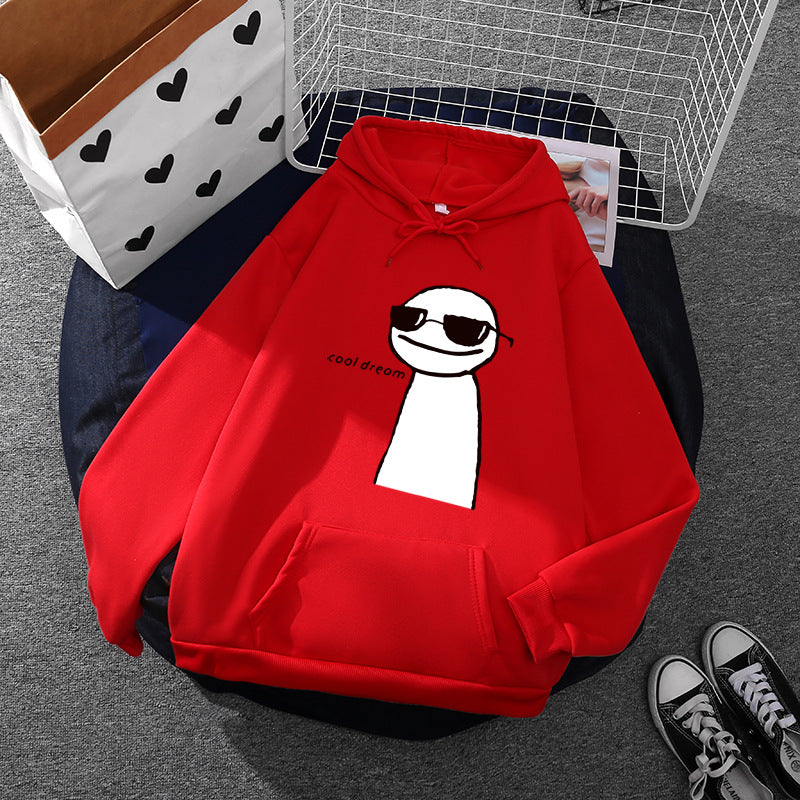 Women's Hoodie with Minimalist Graphic, Loose Oversized Fit and Kangaroo Pocket