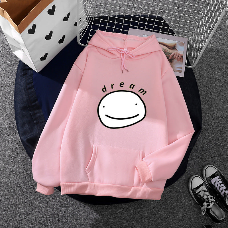 Unisex Oversized Hoodie with Minimalist Front Print and Kangaroo Pocket