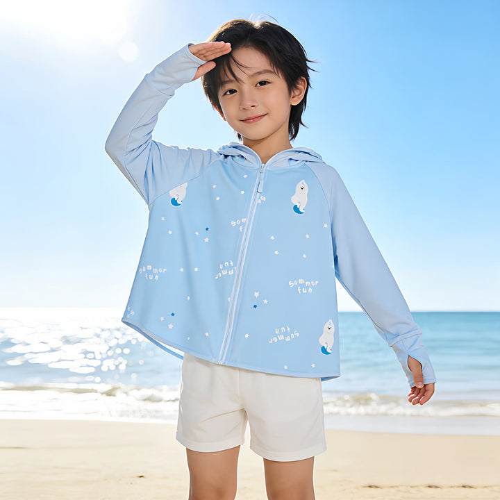 Women's Lightweight UV Protection Hoodie with Integrated Face Mask and Thumb Hole