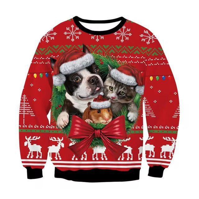 Christmas Men's Round Neck Sweater