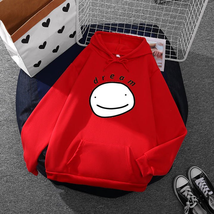 Unisex Oversized Hoodie with Minimalist Front Print and Kangaroo Pocket
