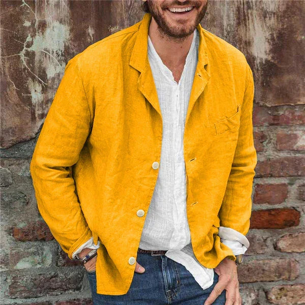 Lightweight Cotton Blazer for Men: Comfort and Style