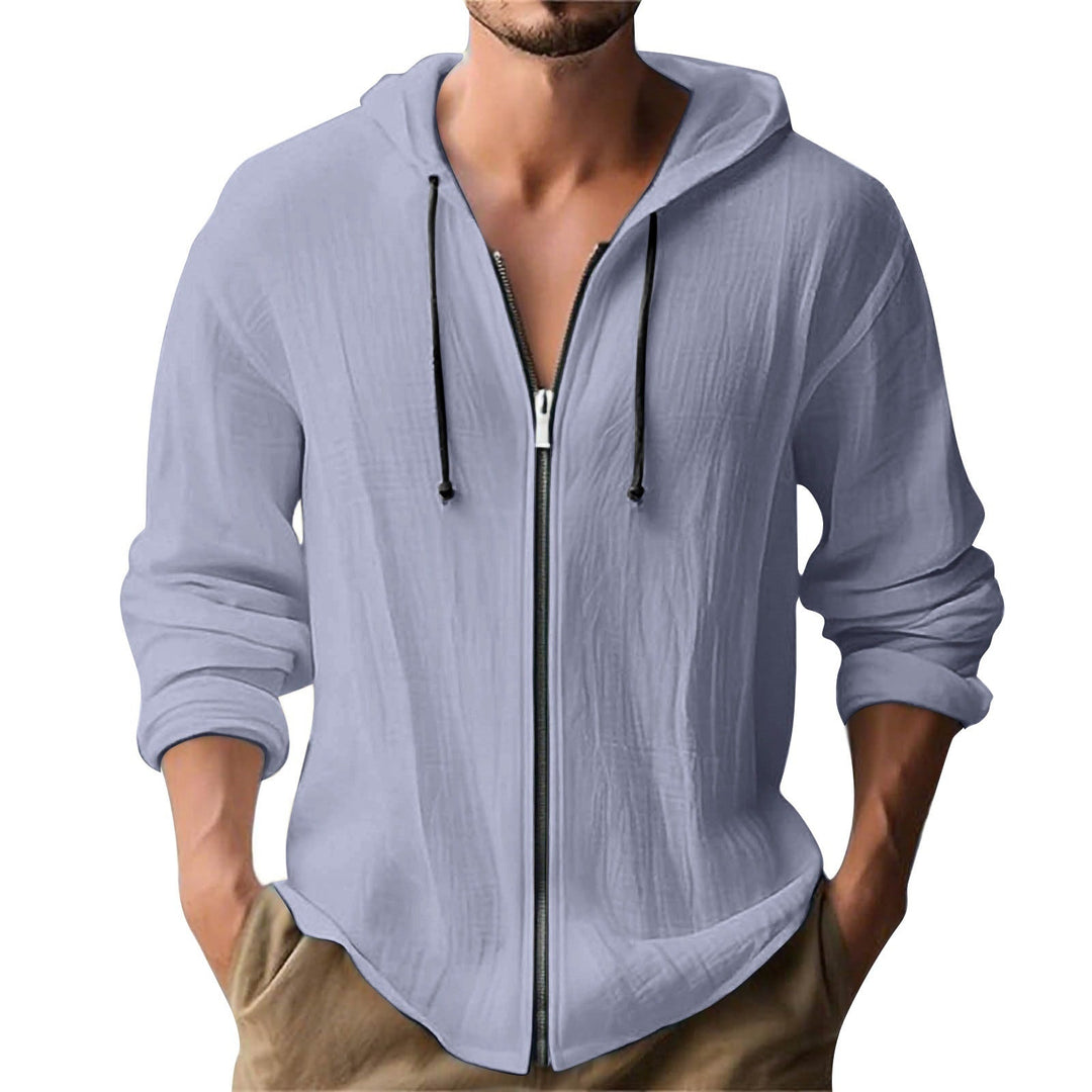 Men's Casual Hoodie Jacket with Zipper