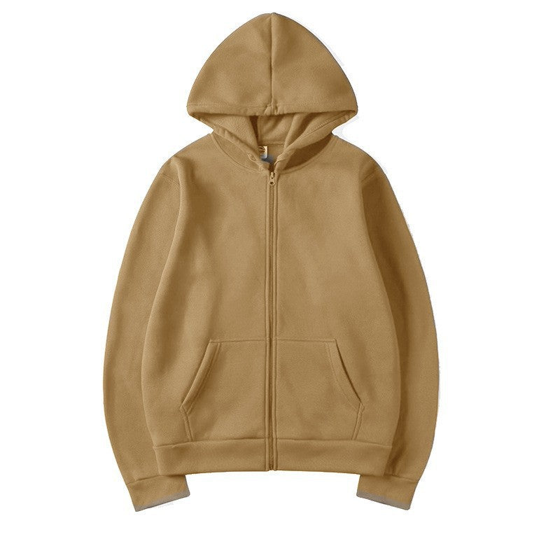 Women's Sporty Hoodie with Full Zip and Pocket