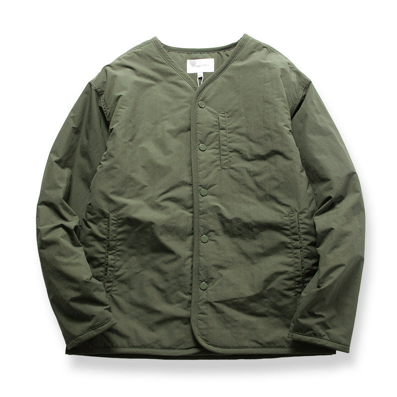 Men's Fleece Inner Jacket with Snap Buttons