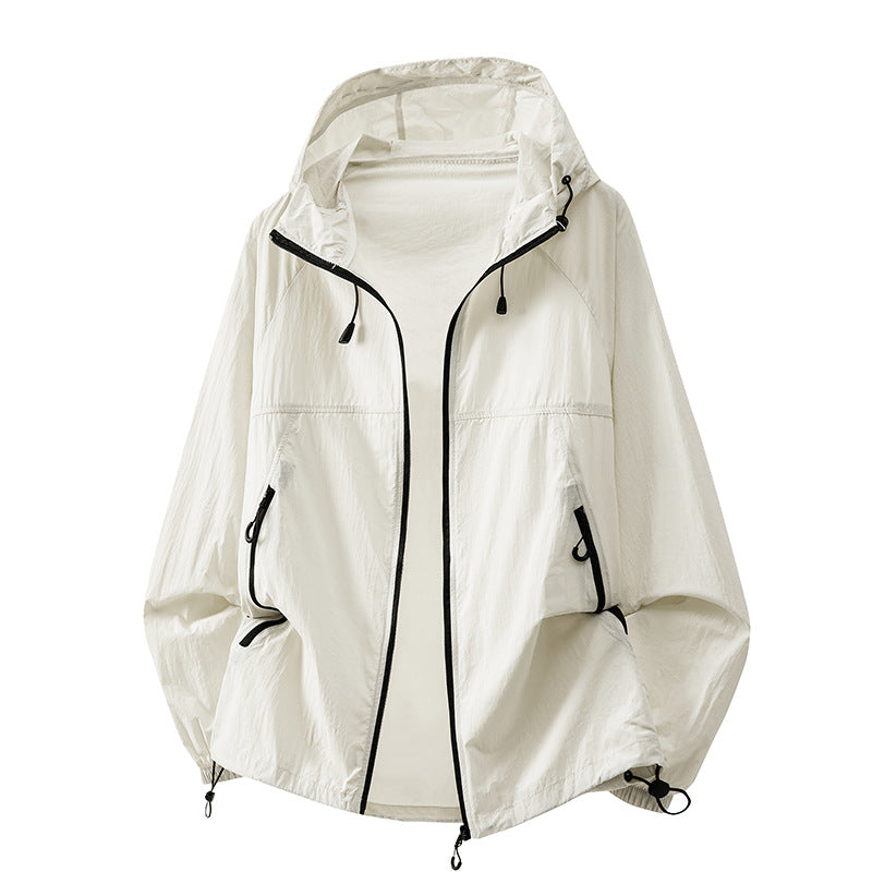 Men's Technical Hooded Jacket with Zipper
