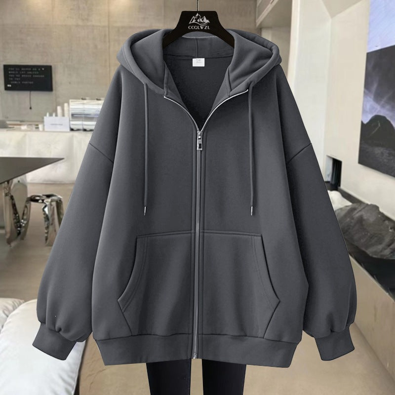 Men's Lightweight Tailored Zip Hoodie with Flat Seams and Kangaroo Pocket