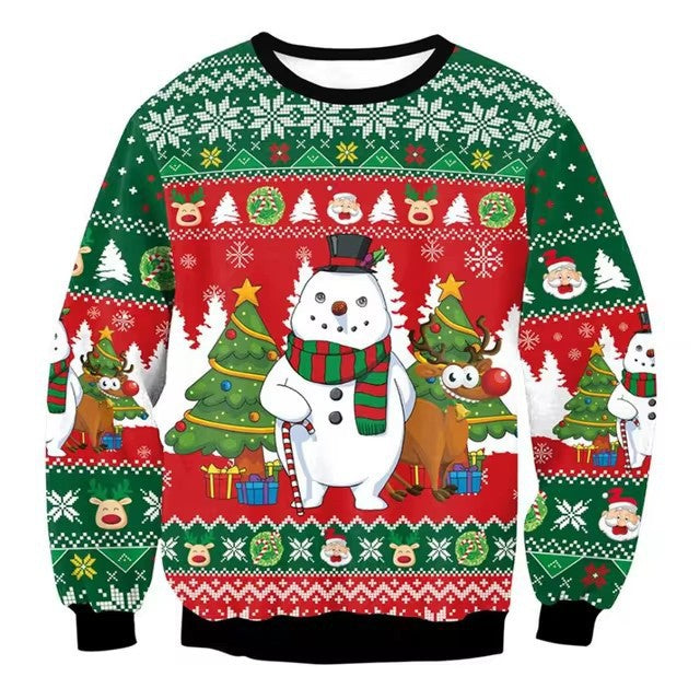 Christmas Men's Round Neck Sweater