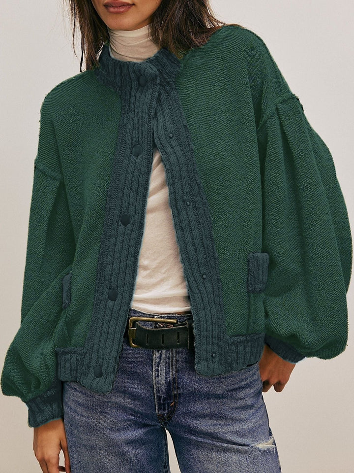 Women's Fashion Cardigan with Button Details