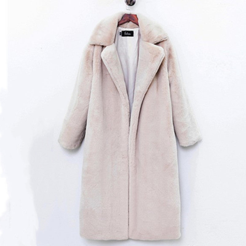Women's Long-Haired Coat in Luxurious Teddy Style