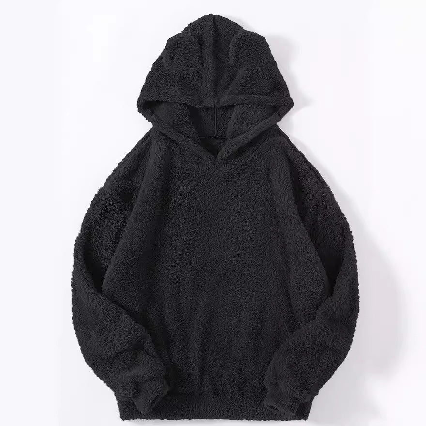 Women's Teddy Hoodie with Ears, Elastic Waistband and Extra Soft Plush