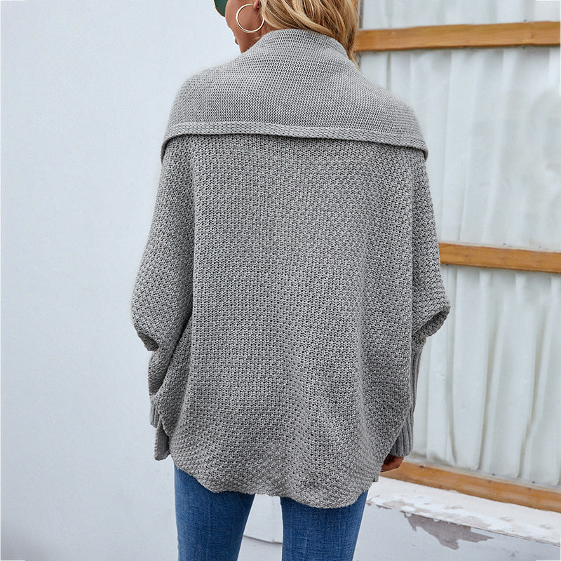 Women Long Cashmere Cardigan with Long Sleeves
