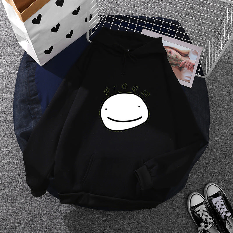 Unisex Oversized Hoodie with Minimalist Front Print and Kangaroo Pocket