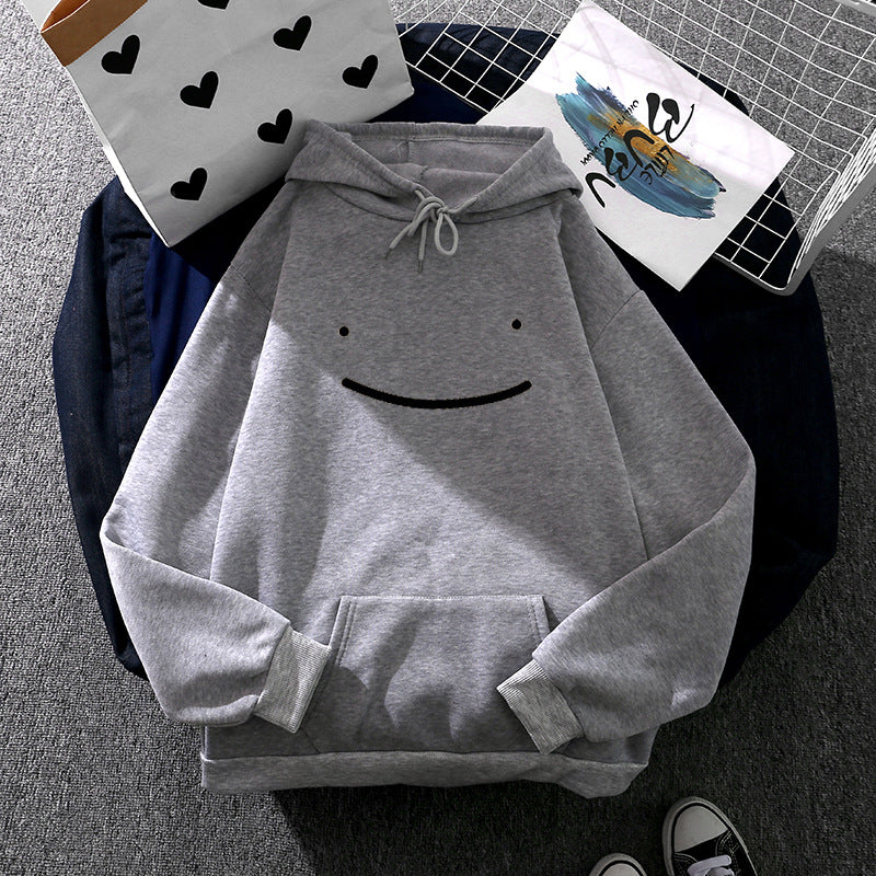 Unisex Oversized Hoodie with Minimalist Front Print and Kangaroo Pocket