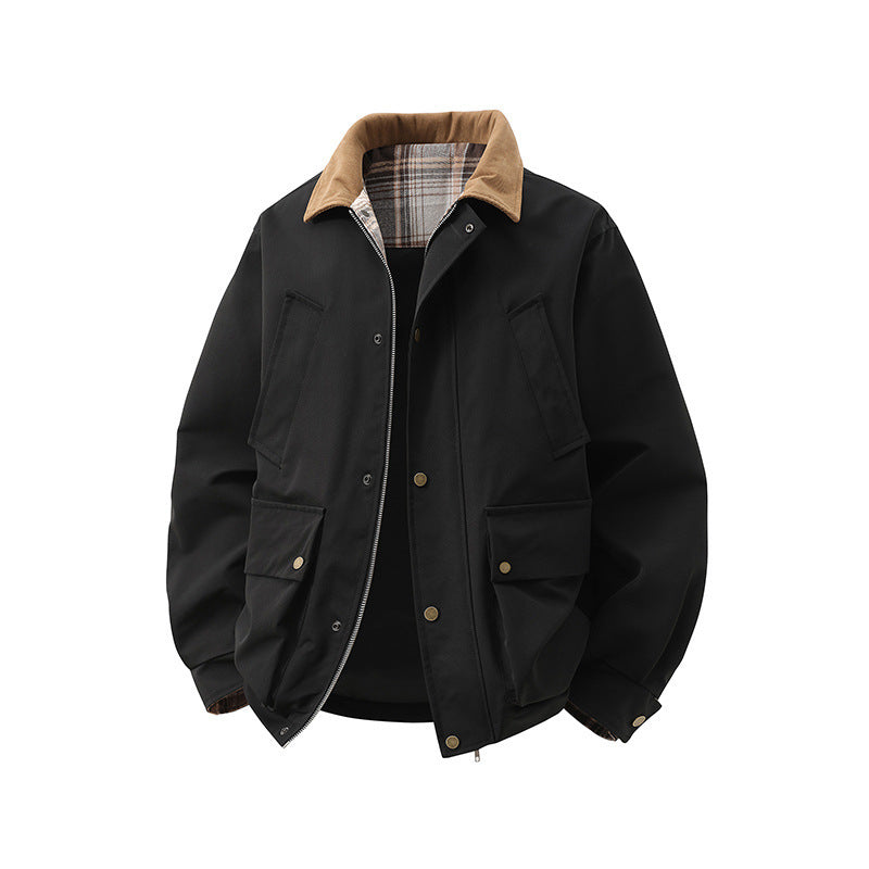 Men's Robust Work Jacket with Practical Pockets