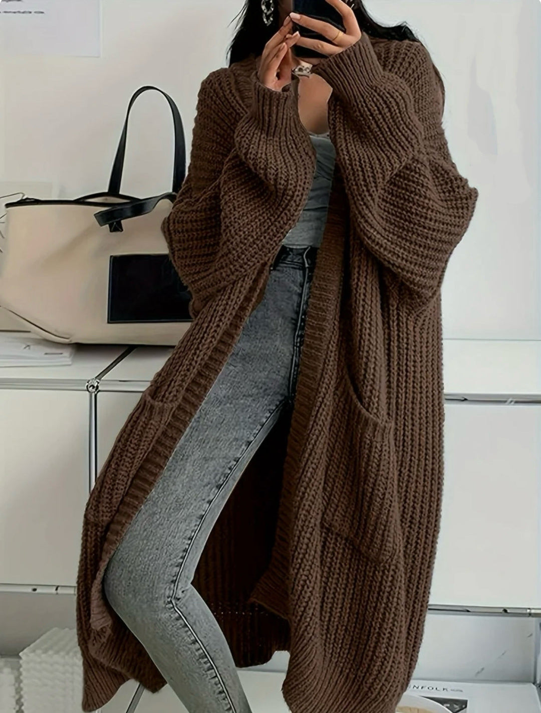 Women's Oversized Knitted Coat