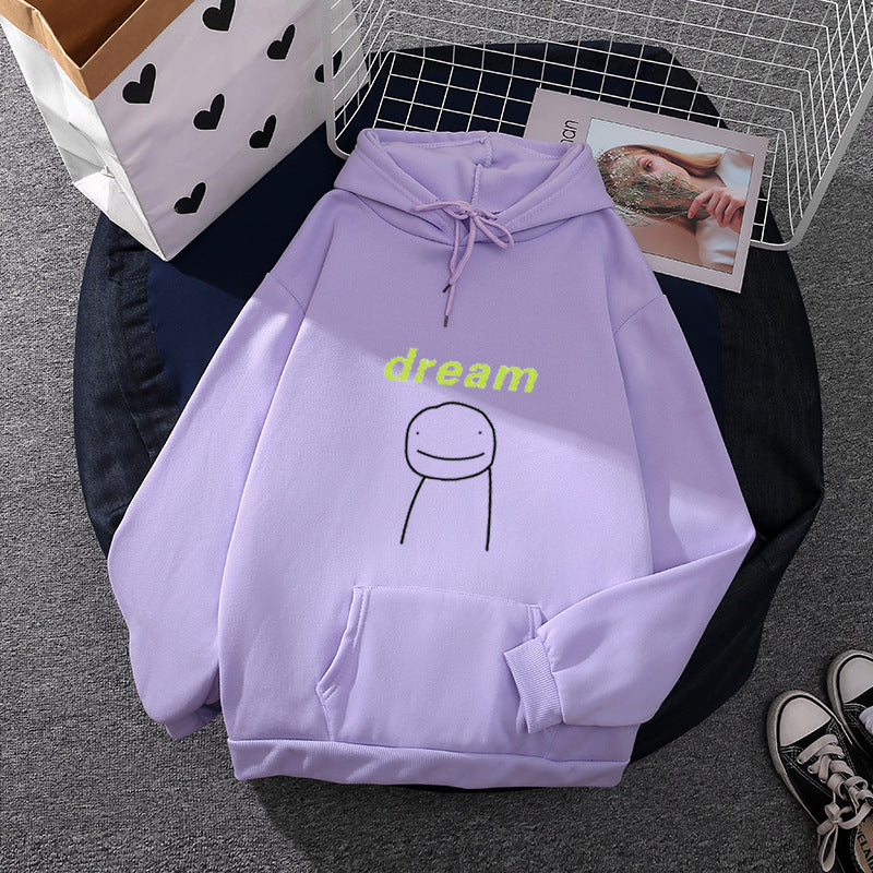 Unisex Oversized Hoodie with Minimalist Front Print and Kangaroo Pocket